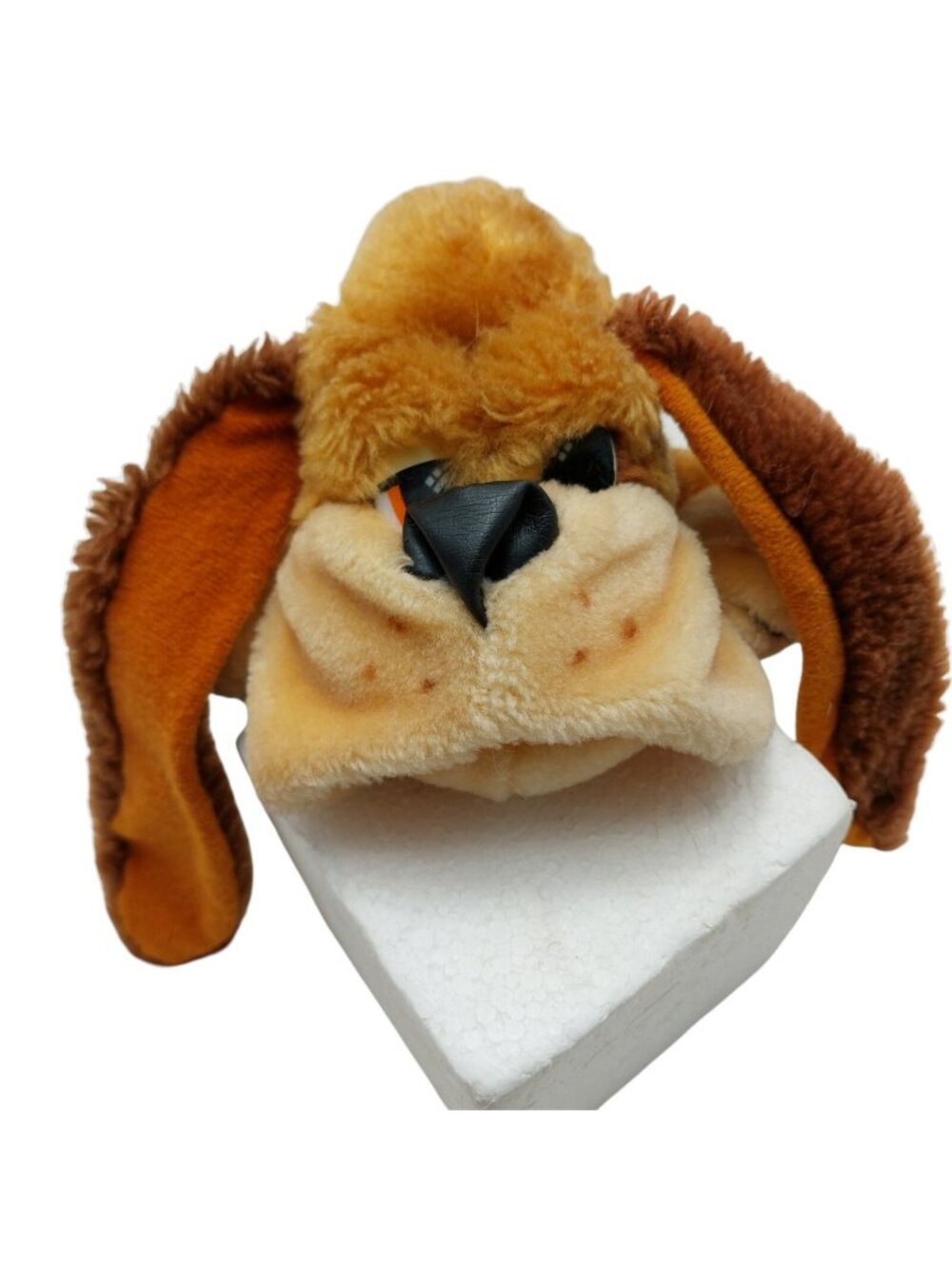 Applause Hound Dog Puppy Shamus Plush Stuffed Animal Toy 1983 brown tan 11"
